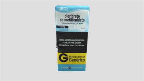 cloridrato de metilfenidato 10mg